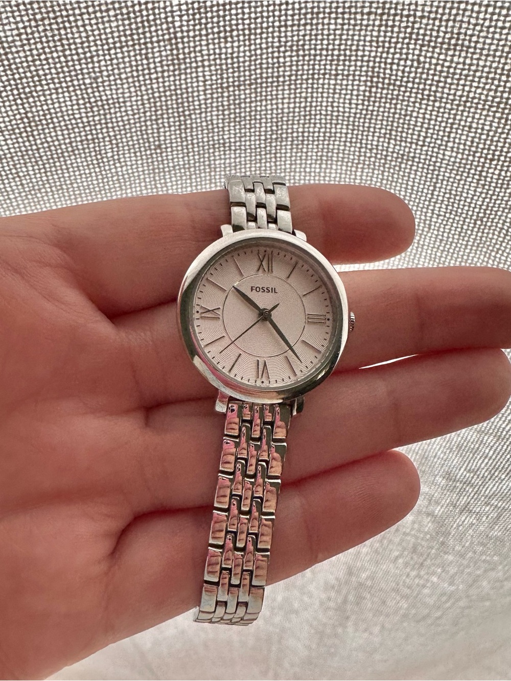 Fossil Silver Bracelet Watch